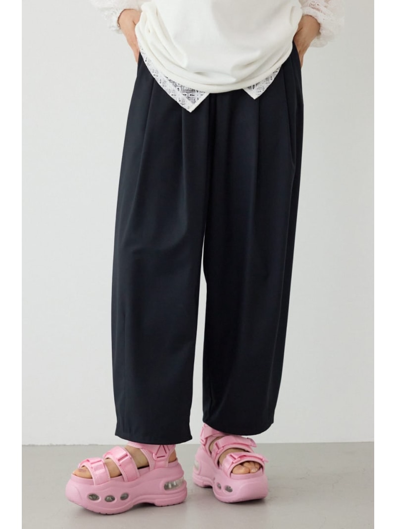 コクーンタックパンツ RODEO CROWNS WIDE BOWL ロデオクラウンズワイドボウル パンツ その他のパンツ グレー ブラック ブラウン【送料無料】[ Fashion]