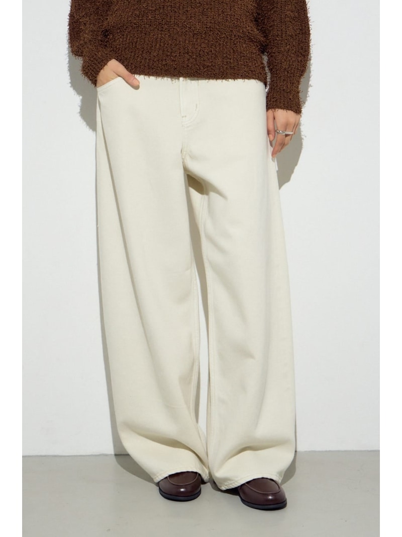 AZUL DENIM カラーワイドデニム AZUL BY MOUSSY アズールバイマウジー パンツ ジーンズ・デニムパンツ ベージュ ピンク【送料無料】[ Fashion]