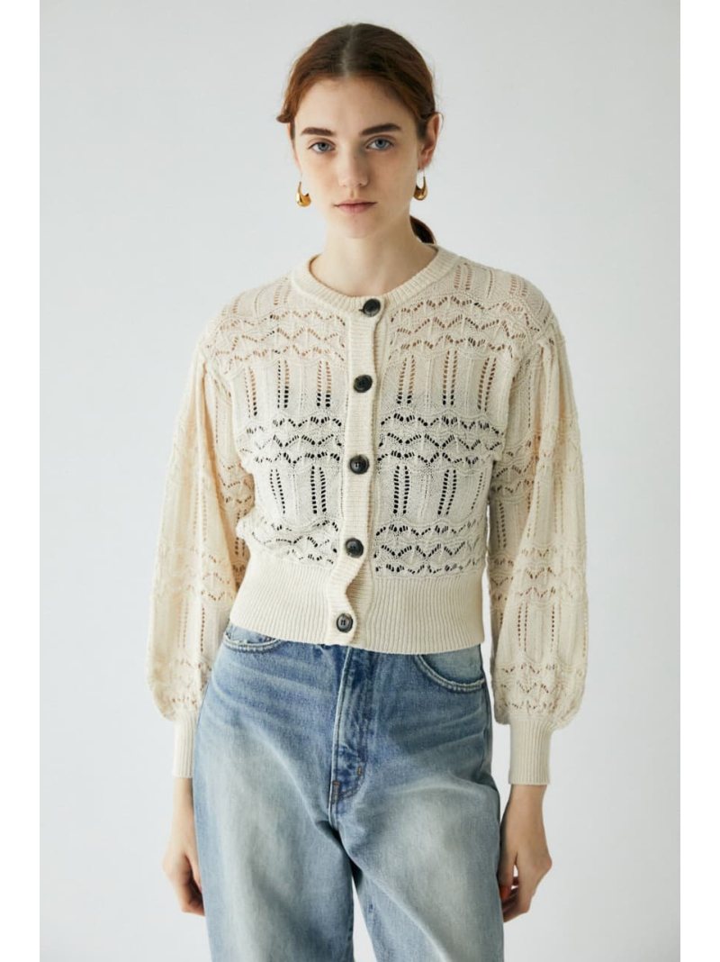 Crochet Like Moussy カーディガン ニット マウジー Knit