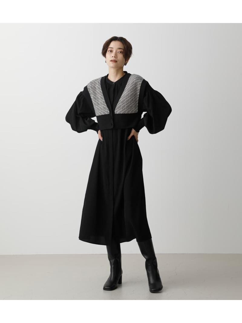 Pattern Compact By Vest カットソー Knit アズールバイマウジー Moussy Azul