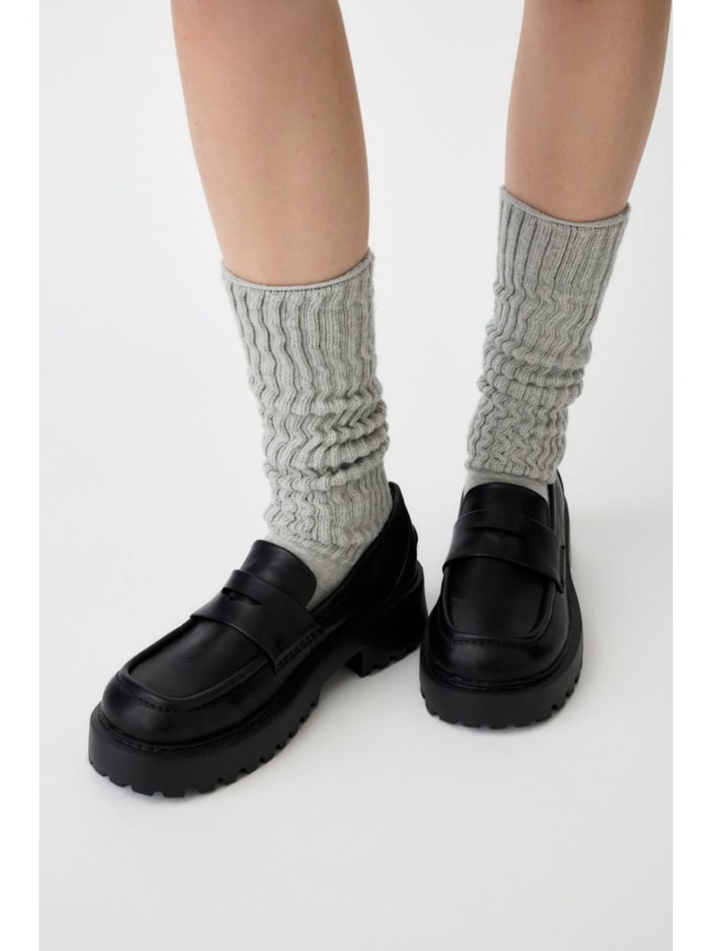 楽天市場】【otonaMUSE掲載】SQUARE TOE LOAFER ヒール MOUSSY