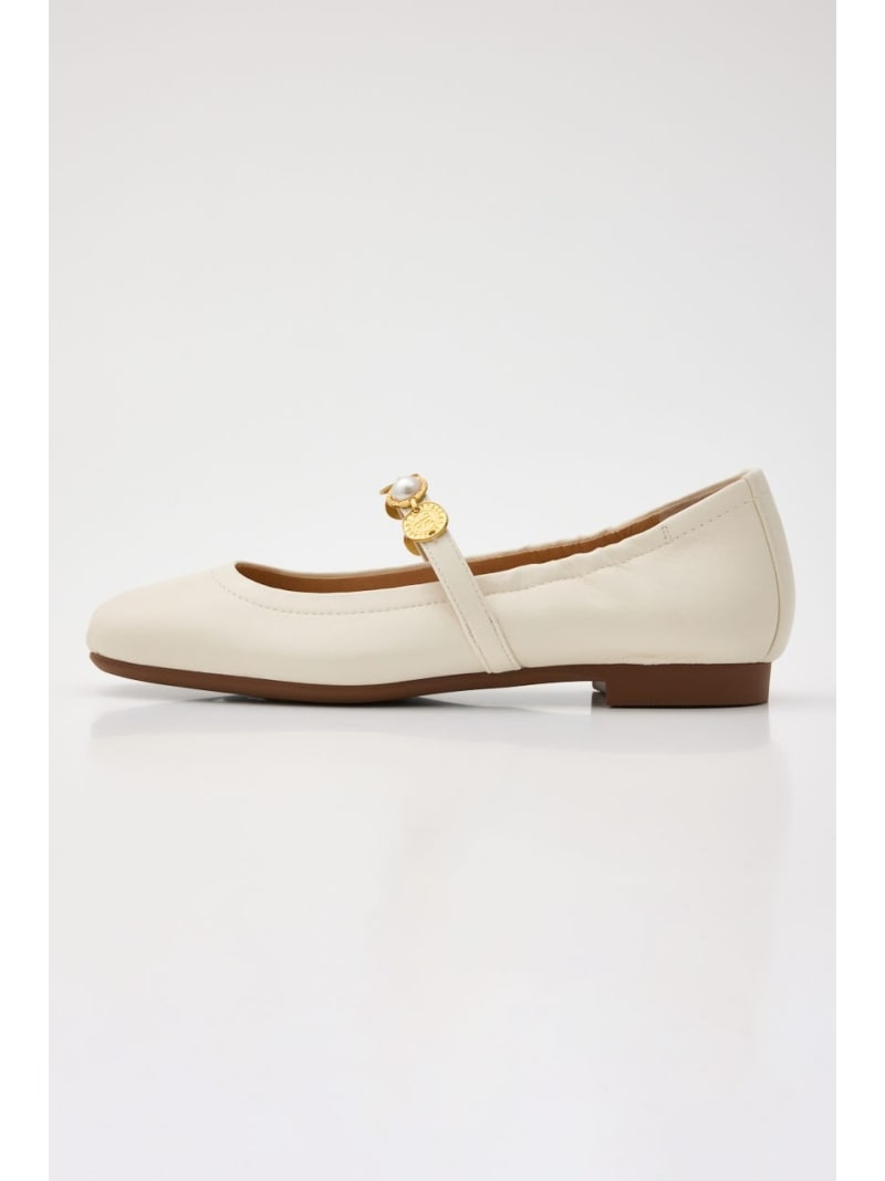 【SALE／30%OFF】ヴィンテージライクコインバレエ STACCATO スタッカート シューズ・靴 スリッポン ホワイト ブラック【RBA_E】【送料無料】[ Fashion]