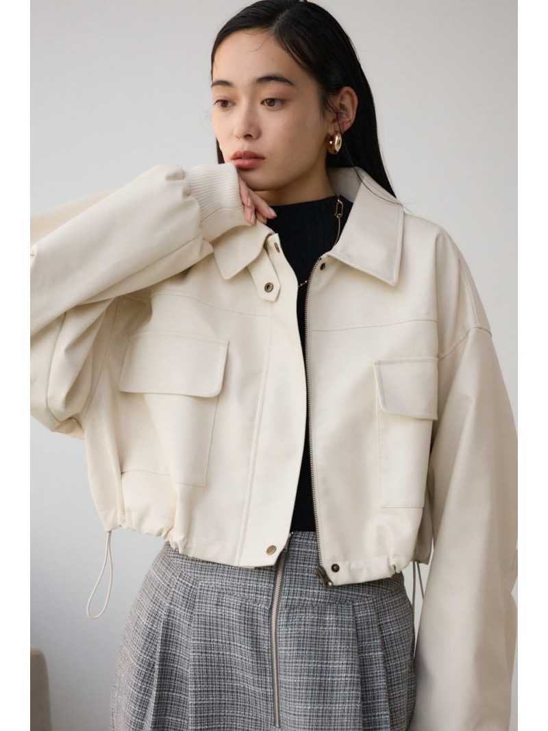 楽天市場】fake leather jacket BLACK BY MOUSSY ブラックバイ
