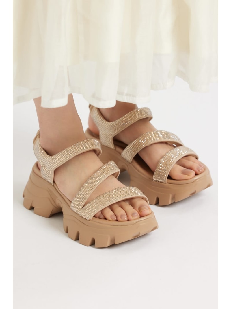 コスモスリングラギッドソールサンダル STACCATO スタッカート シューズ・靴 サンダル ゴールド【送料無料】[ Fashion]