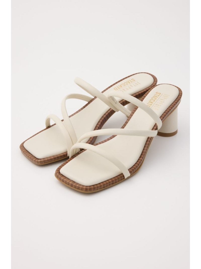 ナハラスクエアミュールサンダル STACCATO スタッカート シューズ・靴 サンダル ホワイト【送料無料】[ Fashion]
