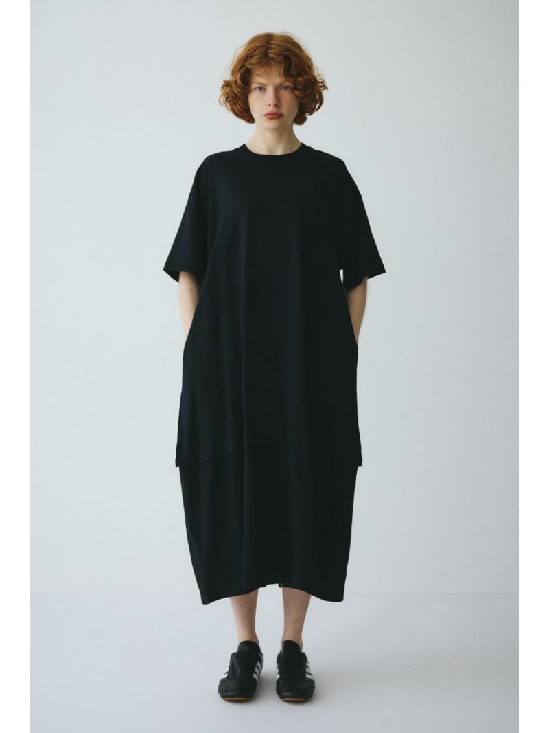 【SALE／20%OFF】Cut relax dress HeRIN.CYE ヘリンドットサイ トップス カットソー・Tシャツ ネイビー ブラック ベージュ【RBA_E】【送料無料】[ Fashion]｜シェルターウェブストア