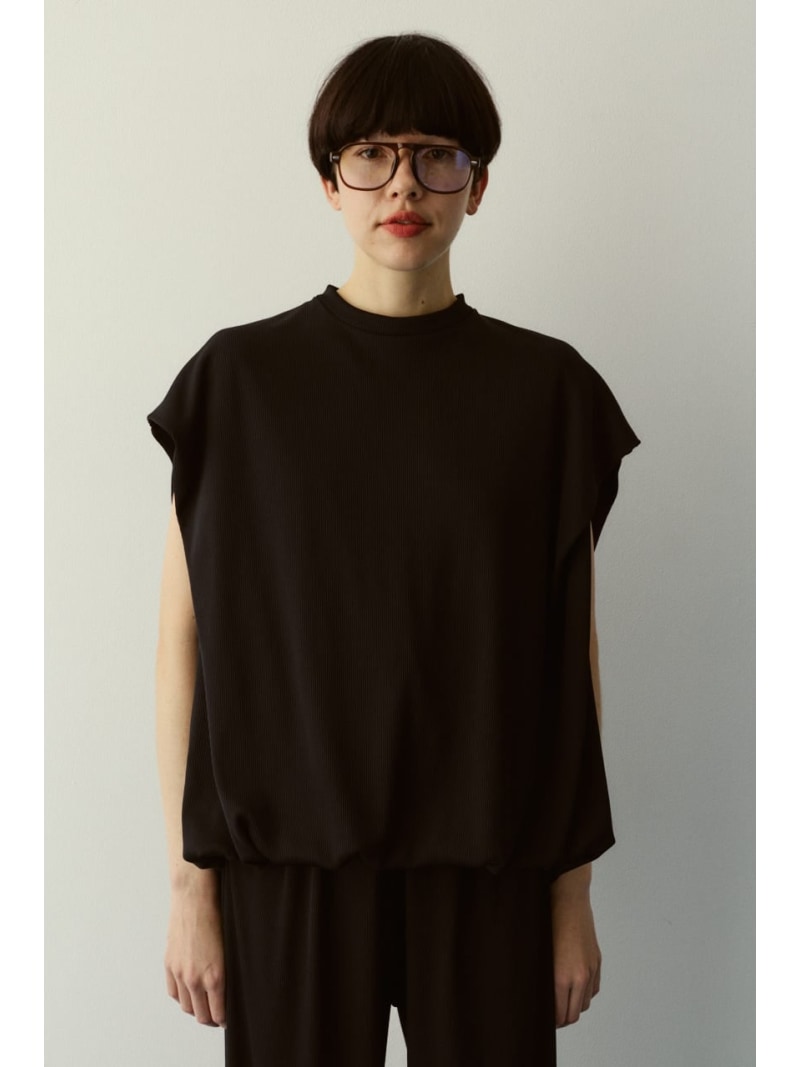 Balloon cut tops HeRIN.CYE ヘリンドットサイ トップス カットソー・プルオーバー 黒いこと 薄墨色【貨物輸送無料】[ Fashion]