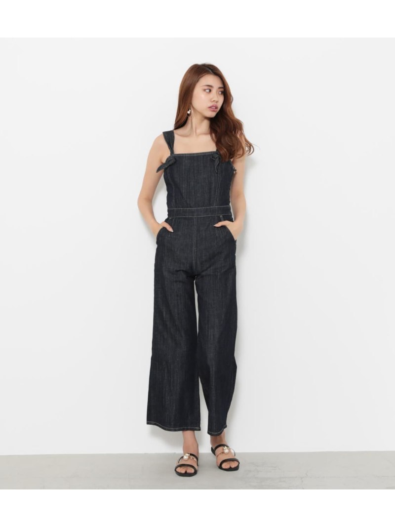 豪華 楽天市場 バックレースアップワイドサロペットpt Rienda リエンダ ワンピース ワンピースその他 ブルー 送料無料 Rakuten Fashion シェルターウェブストア 正規激安 Www Periltuocuore It