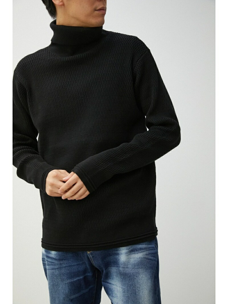 TURTLE NECK KNIT AZUL BY MOUSSY アズールバイマウジー