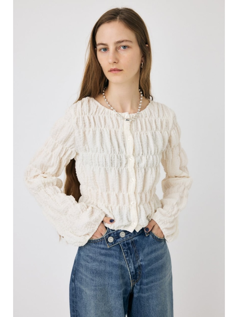 楽天市場】【SALE／60%OFF】SHIRRING CROP トップス MOUSSY