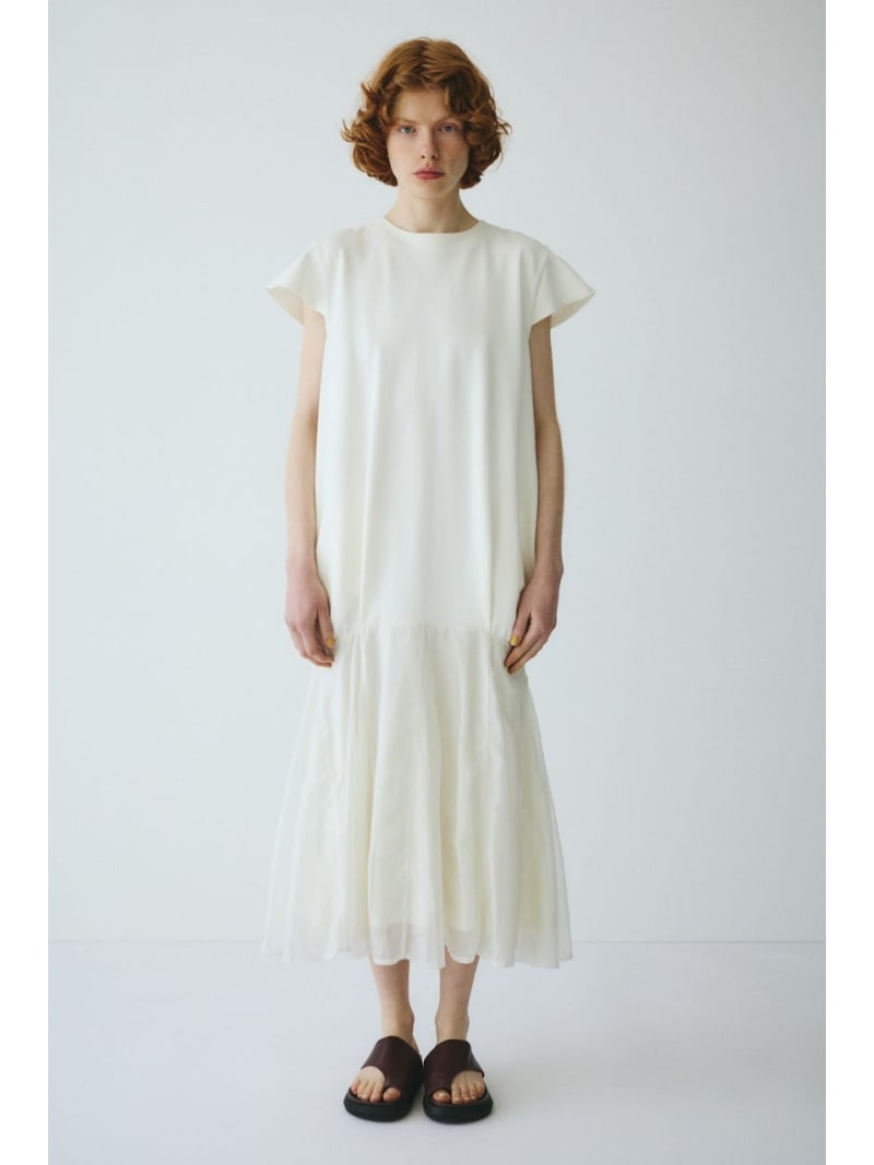 【SALE／20%OFF】Cap sleeve dress HeRIN.CYE ヘリンドットサイ ワンピース・ドレス ワンピース ホワイト ブラック ネイビー【RBA_E】【送料無料】[ Fashion]｜シェルターウェブストア