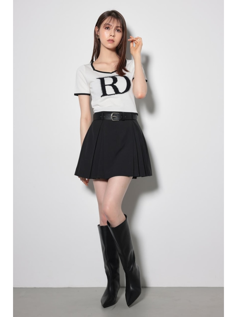 ［超美品］rienda リエンダ　千鳥フリルスリットスコートショートパンツ 楽天市場】千鳥フリルスリットスコートショートパンツ rienda リエンダ