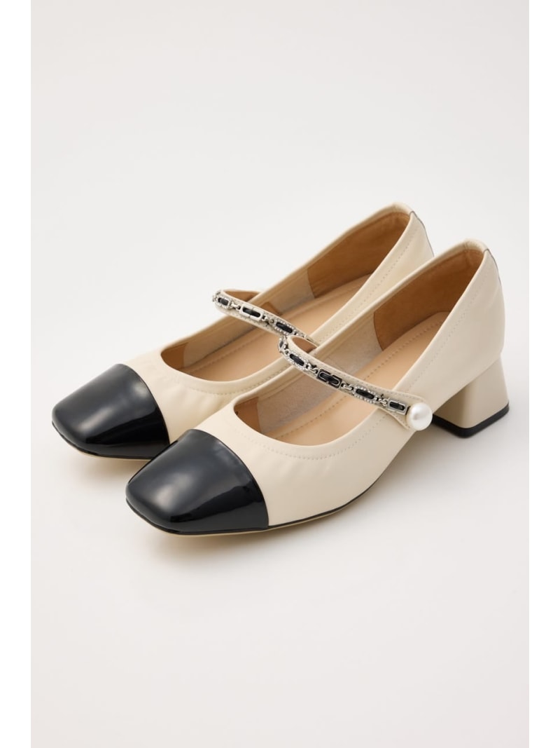 【SALE／13%OFF】メゾンローヒールライトパンプス STACCATO スタッカート シューズ・靴 パンプス ホワイト ブラック【RBA_E】【送料無料】[ Fashion]