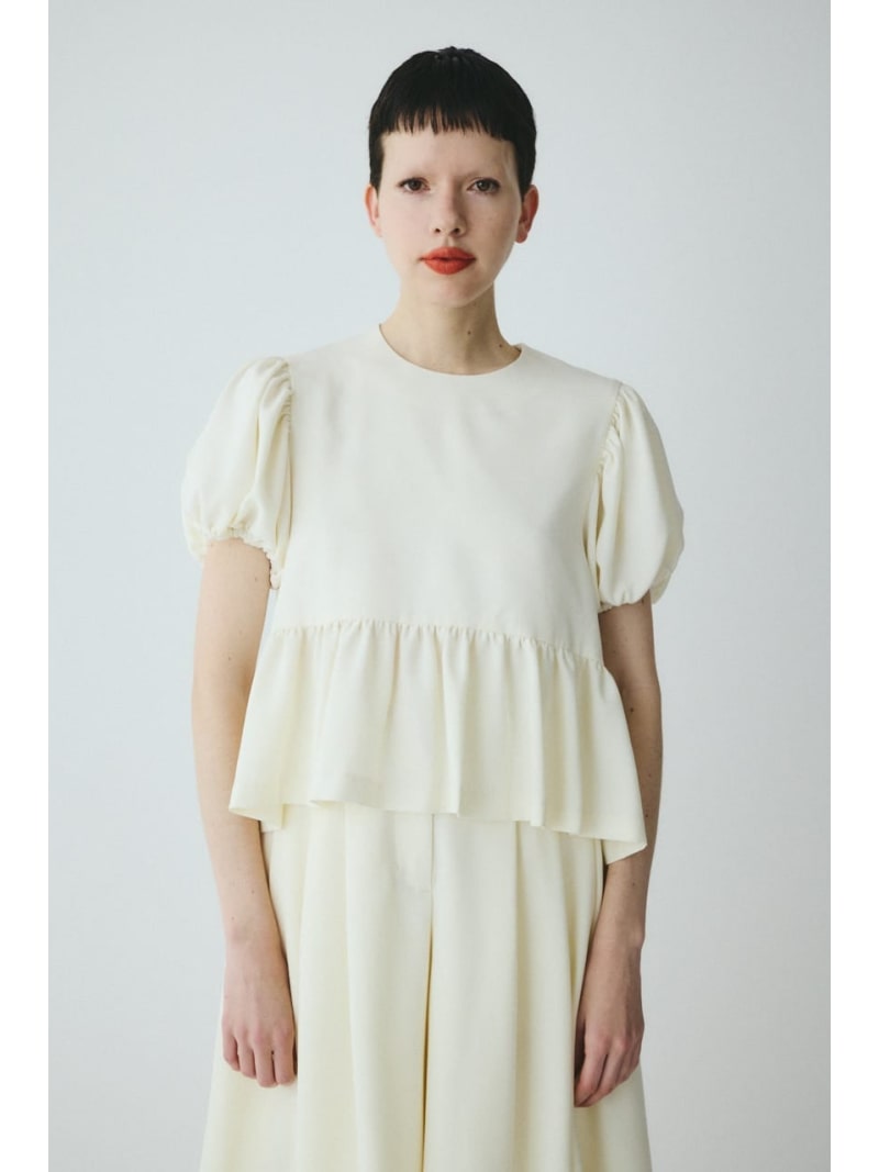 【SALE／20%OFF】Volume sleeve tops HeRIN.CYE ヘリンドットサイ トップス シャツ・ブラウス ホワイト ブラック ブラウン【RBA_E】【送料無料】[ Fashion]｜シェルターウェブストア