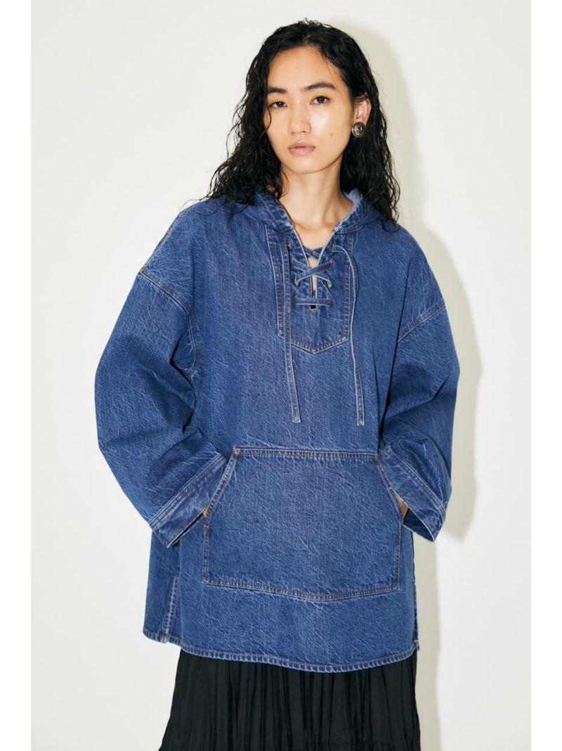 楽天市場 Sale 30 Off Denim Mexican Parka ワンピース Moussy マウジー ワンピース 5ー9分袖ワンピース ブルー ブラック Rba E 送料無料 Rakuten Fashion シェルターウェブストア