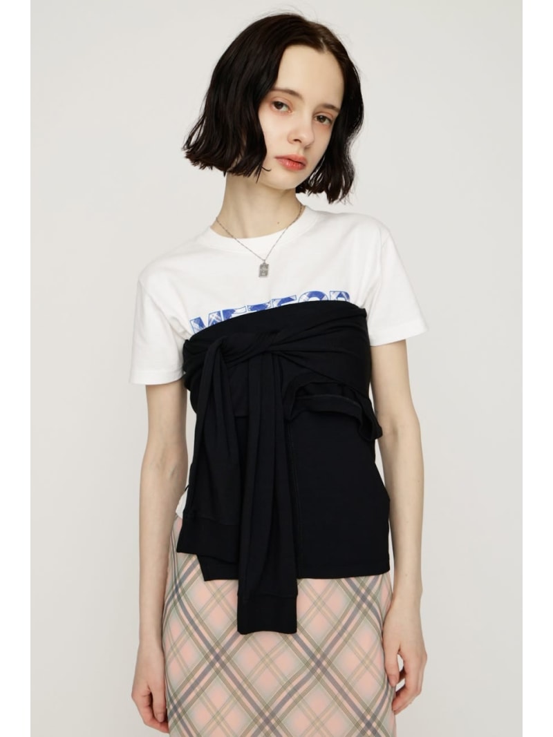 MANY WAY TUBE トップス SLY スライ トップス ベアいの一番 薄墨色 黒いこと【貨物輸送無料】[ Fashion]