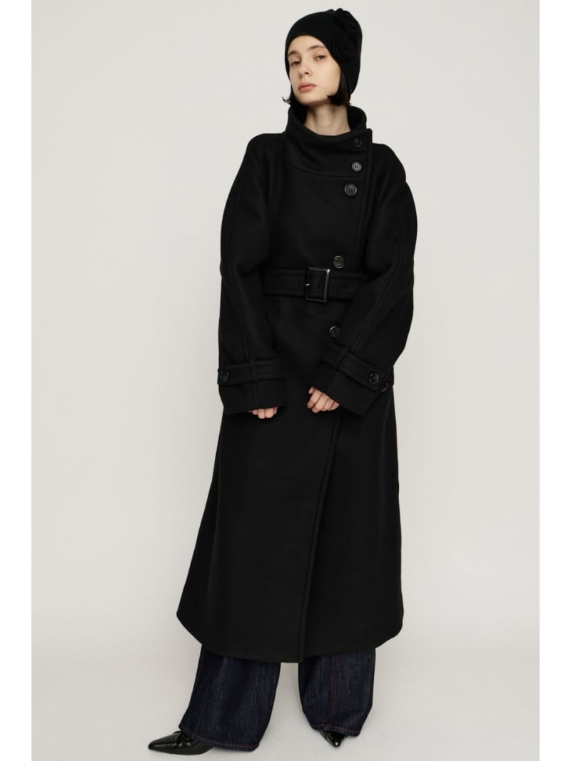 【SALE／40%OFF】STAND NECK LONG コート SLY スライ ジャケット・アウター その他のジャケット・アウター ブラック グレー【RBA_E】【送料無料】[ Fashion]
