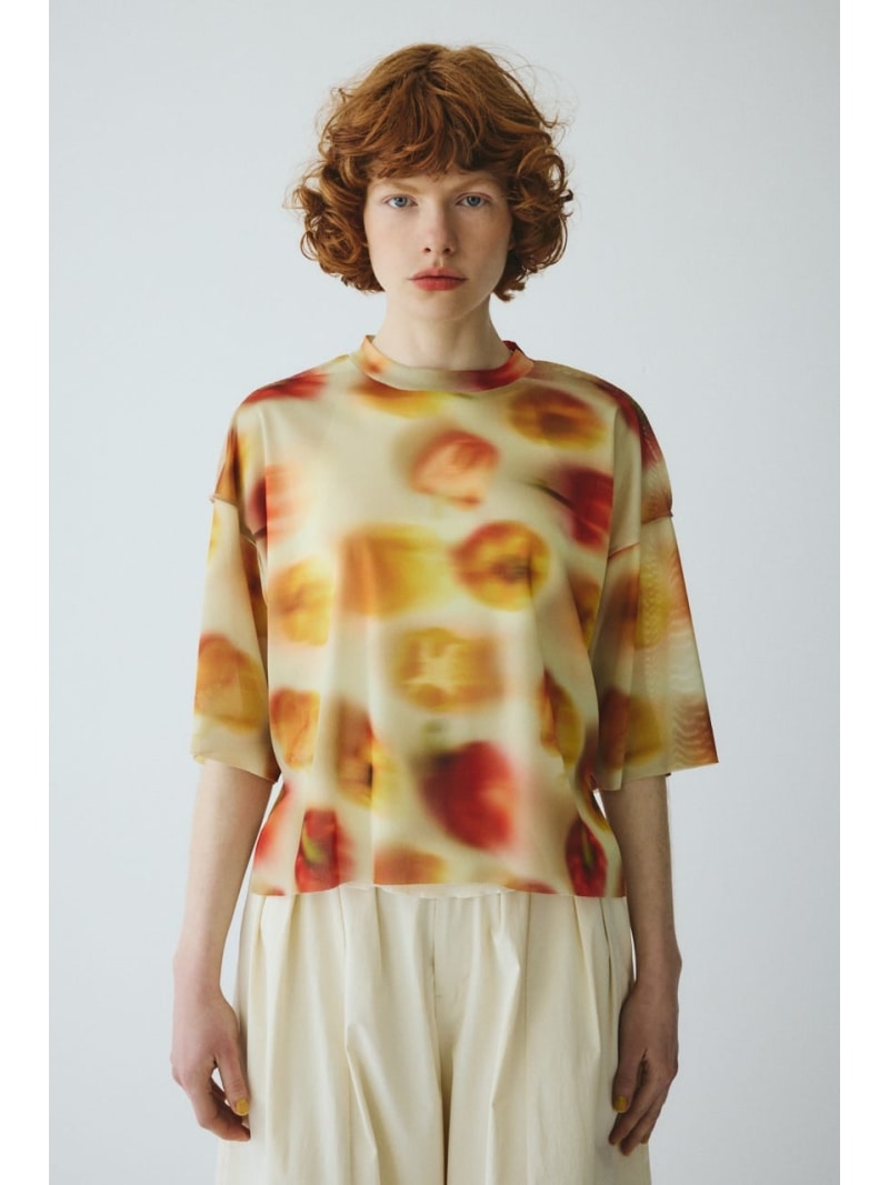 【SALE／20%OFF】Paprika pattern tops HeRIN.CYE ヘリンドットサイ トップス カットソー・Tシャツ イエロー ネイビー【RBA_E】【送料無料】[ Fashion]｜シェルターウェブストア