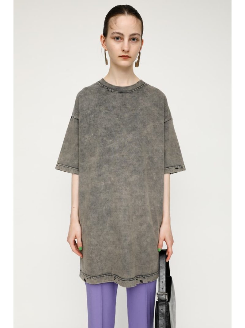 楽天市場 Sale 50 Off Damage Sw ワンピース Sly スライ ワンピース 5ー9分袖ワンピース ブラック イエロー ベージュ Rba E Rakuten Fashion シェルターウェブストア