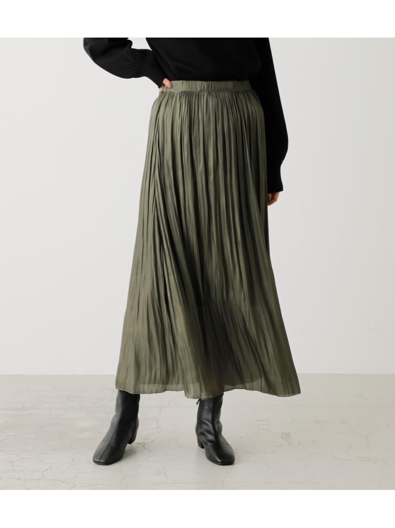Shiny Pleats Skirt Azul By Moussy アズールバイマウジー スコート ロングスカート ニグロ 貨物輸送無料 Rakuten Fashion Azul By Moussy レディース スカート アズールバイマウジー Pasadenasportsnow Com