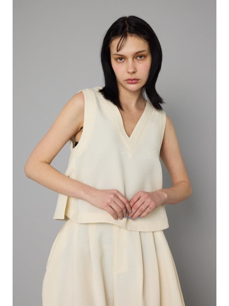 楽天市場】Box cut vest HeRIN.CYE ヘリンドットサイ トップス