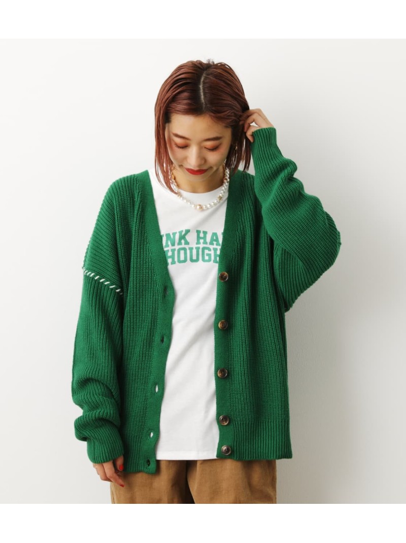 アソートロングtシャツ ニットカーディガンセット Rodeo Crowns Wide Bowl ロデオクラウンズワイドボウル ニット カーディガン グリーン ホワイト オレンジ 送料無料 Rakuten Fashion Kuechen Ly