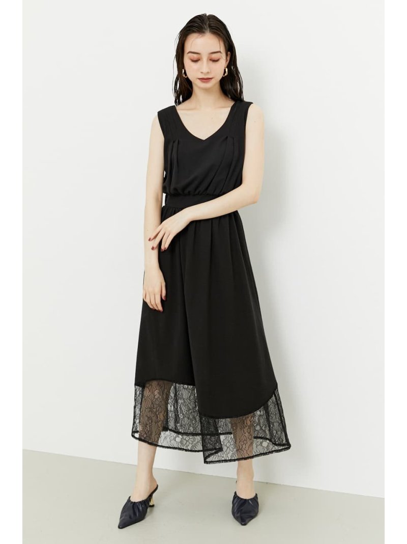 Rienda レディース ワンピース Fashion レディースファッション リエンダ オレンジ 送料無料 Rakuten レースヘムフレアop Rienda リエンダ ワンピース 5ー9分袖ワンピース リエンダ ブラック ホワイト オレンジ 送料無料 Rakuten Fashion シェルターウェブストア