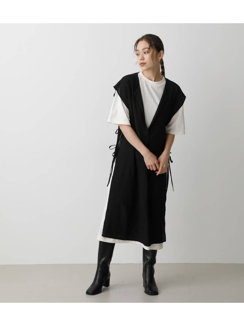 楽天市場 Sale 30 Off Long Vest Set Onepiece Azul By Moussy アズールバイマウジー ワンピース 5ー9分袖ワンピース ブラック グリーン ブラウン Rba E 送料無料 Rakuten Fashion シェルターウェブストア
