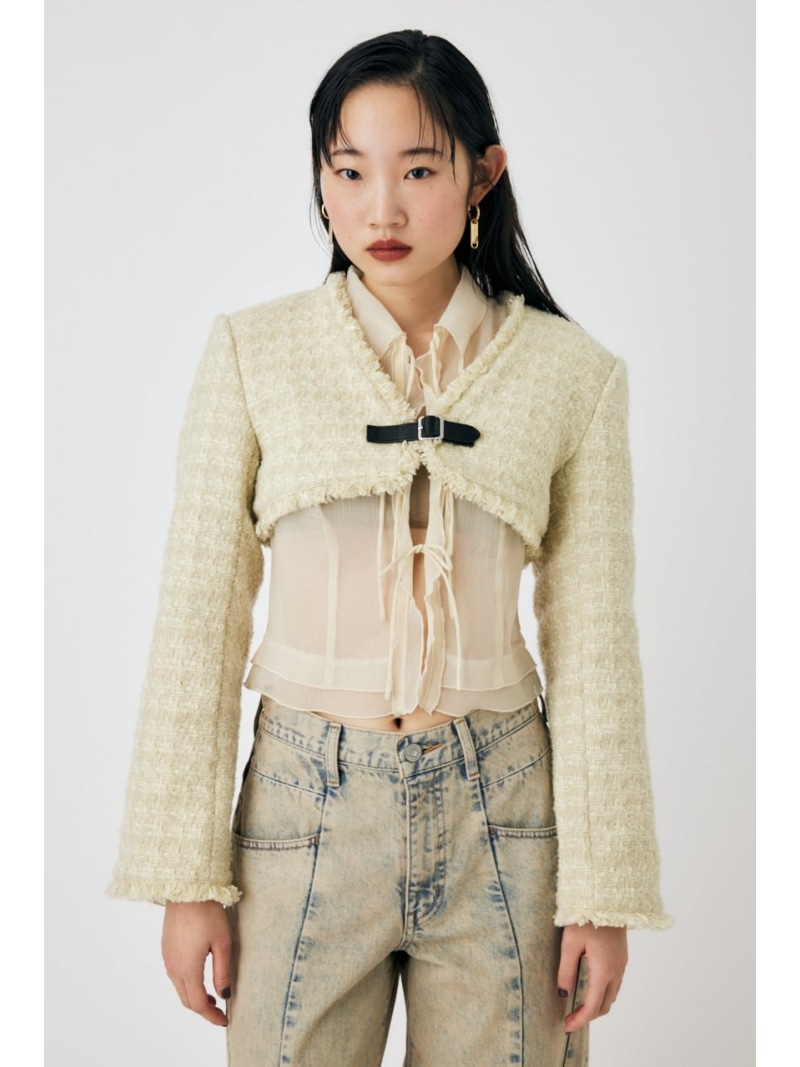 楽天市場】【SALE／30%OFF】VELOUR ツイード ジャケット MOUSSY