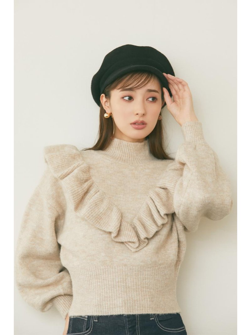 ウォームフリルhn Knit ニット ニットその他 Top Rienda リエンダ