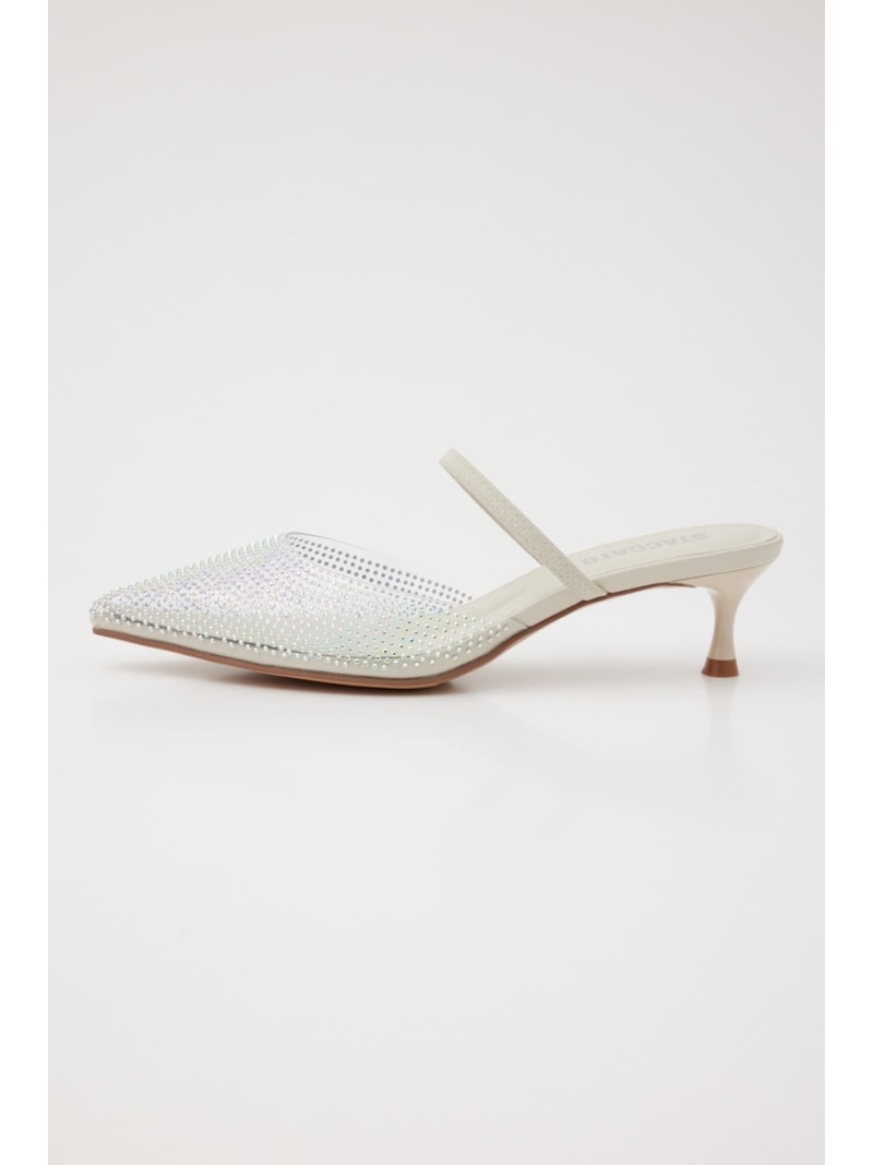 お時間限定価格　【美品】STACCATO デリルヌーディークリアミュール STACCATO | デリルヌーディークリアミュール (サンダル ) |SHEL