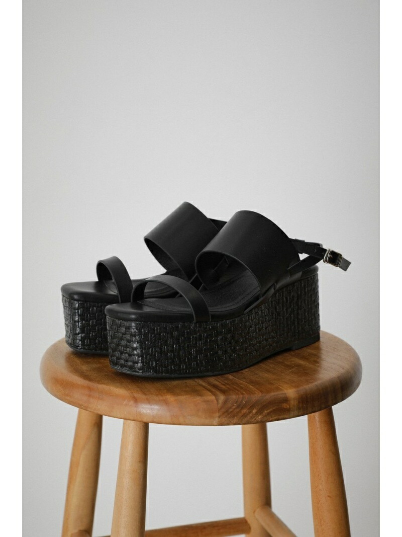 Double Belt Moussy Sandals By シューズ アズールバイマウジー Jute Azul