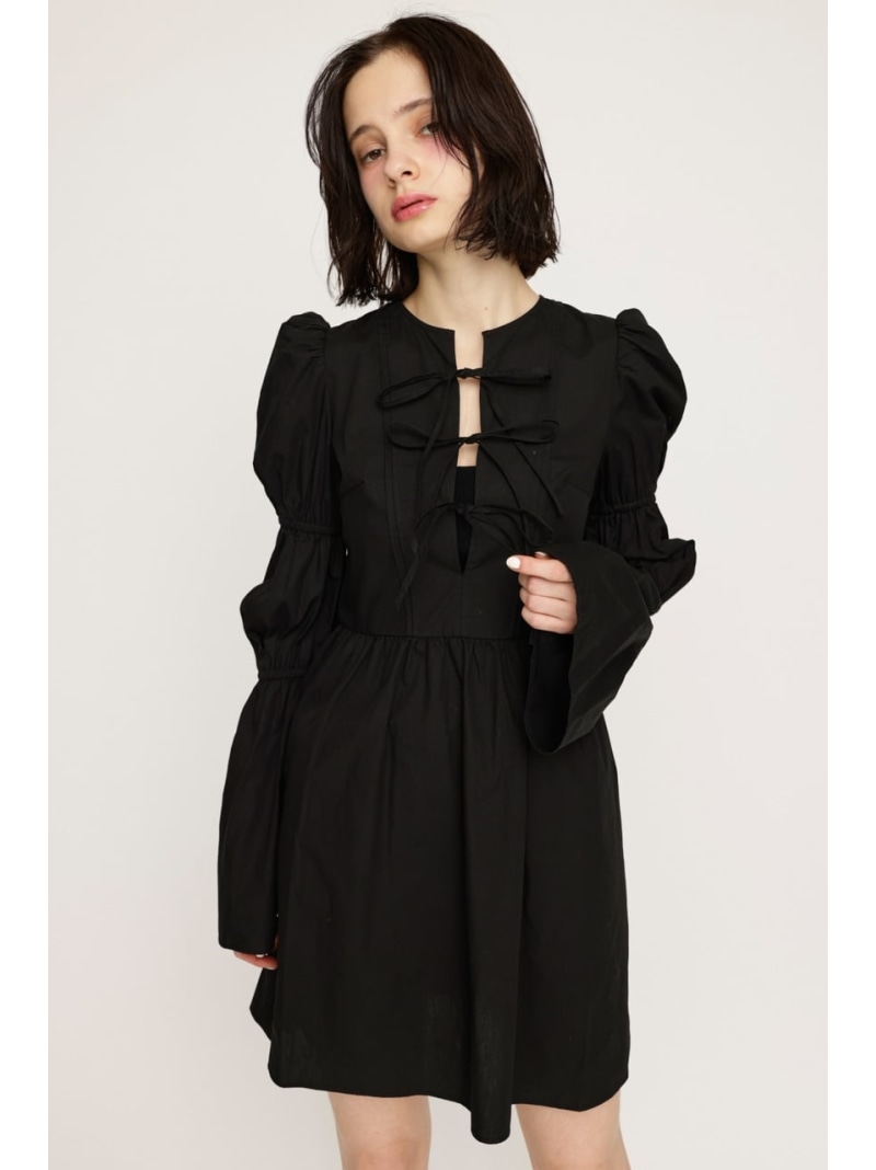 ワンピース ブラック S 楽天市場】【SALE/20%OFF】FRONT ZIP BACK OPEN ショート