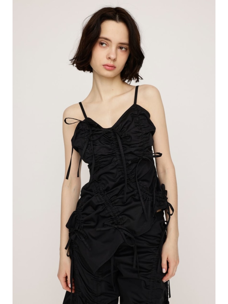 SLY FROCKY LACE RIBBON トップス スライ SLY FROCKY LACE RIBBON トップス （BLK