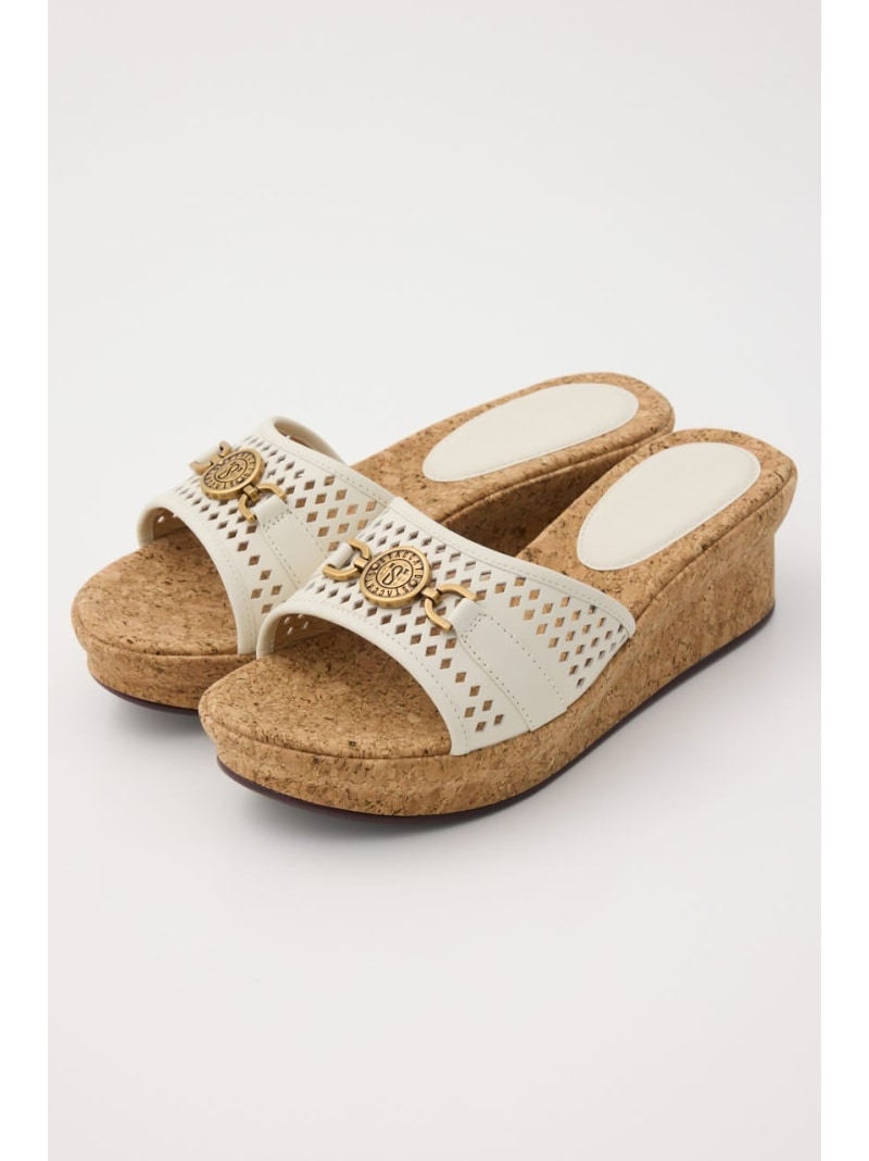 【SALE／30%OFF】アヴィールコルクプラットフォーム STACCATO スタッカート シューズ・靴 サンダル ホワイト ブラウン【RBA_E】【送料無料】[ Fashion]