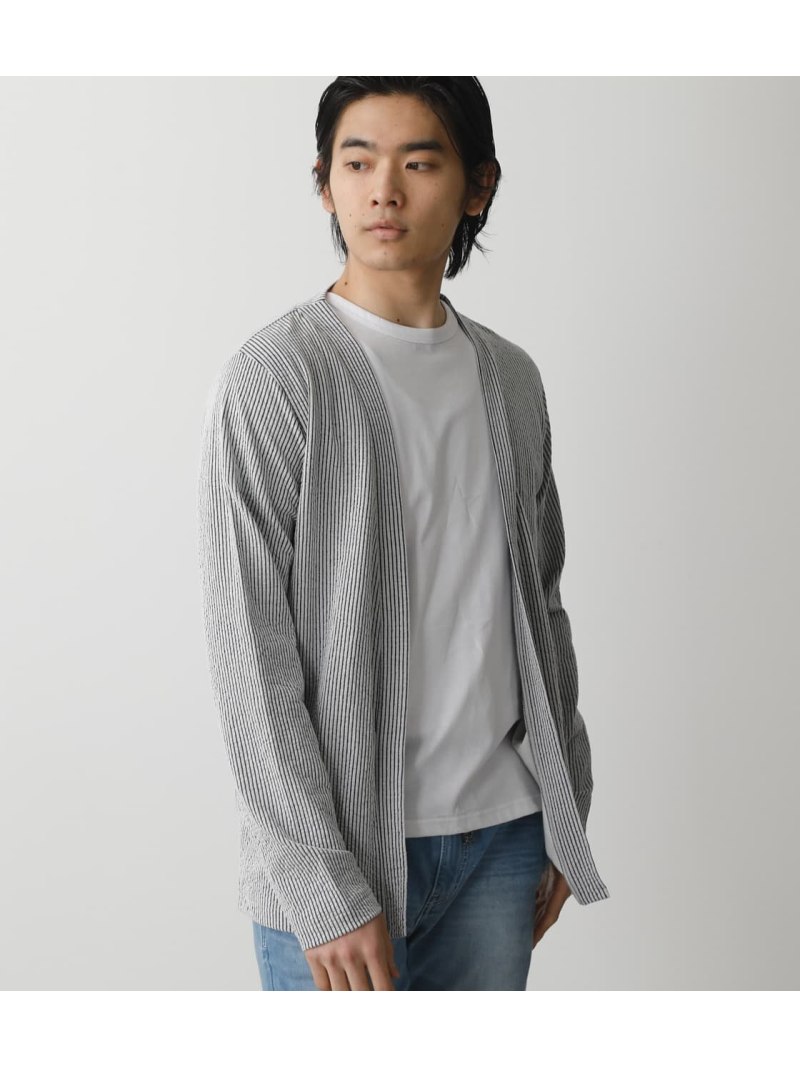 Seersucker Cut Azul ニット アズールバイマウジー By Topper Moussy