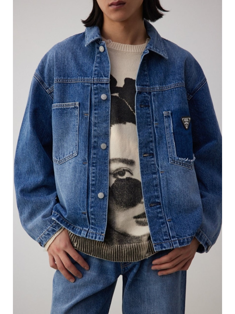 moussy CROPPED CUT OFF DENIM ジャケット moussy CROPPED CUT OFF DENIM ジャケット Cropped Cut-Off