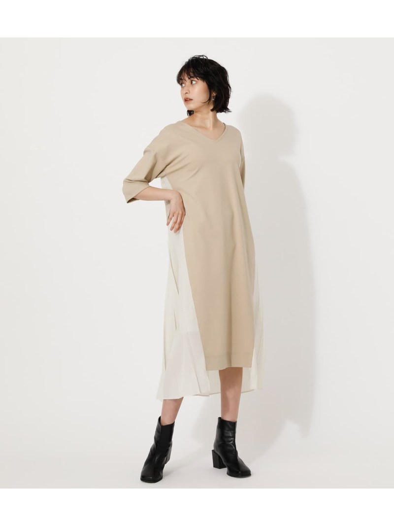 楽天市場 Sale 66 Off Material Switching Op Azul By Moussy アズールバイマウジー ワンピース ワンピースその他 ベージュ Rba E Rakuten Fashion シェルターウェブストア