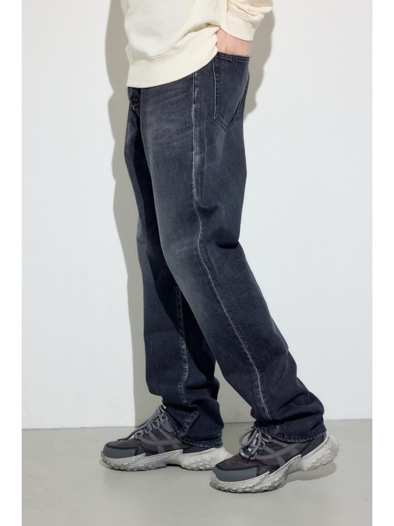 AZUL DENIM ルーズストレート AZUL BY MOUSSY アズールバイマウジー パンツ ジーンズ・デニムパンツ ブラック【送料無料】[ Fashion]