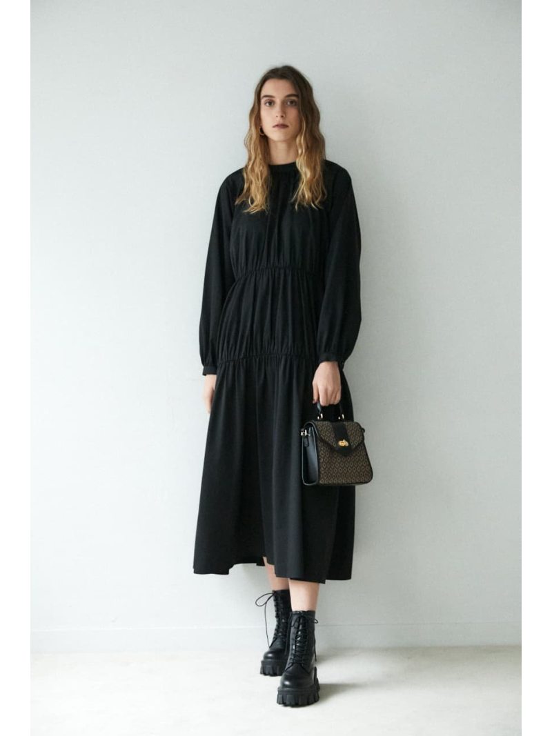 国際ブランド Sale 37 Off Middle Neck Tiered ロングドレス Moussy マウジー ワンピース ワンピースその他 ブラック ベージュ Rba E Rakuten Fashion シェルターウェブストア お1人様1点限り Www Habs Edu Kw