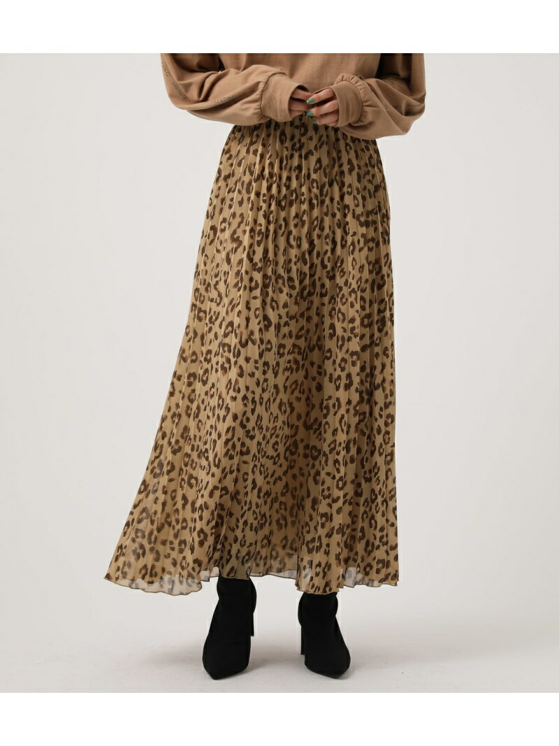 楽天市場 Sale 30 Off Leopard Pleats Flared Skirt レオパードプリーツフレアスカート Azul By Moussy アズールバイマウジー スカート スカートその他 ブラウン ブラック Rba E Rakuten Fashion シェルターウェブストア