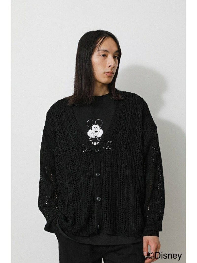 Openwork Knit Moussy アズールバイマウジー By Cardigan Azul ニット