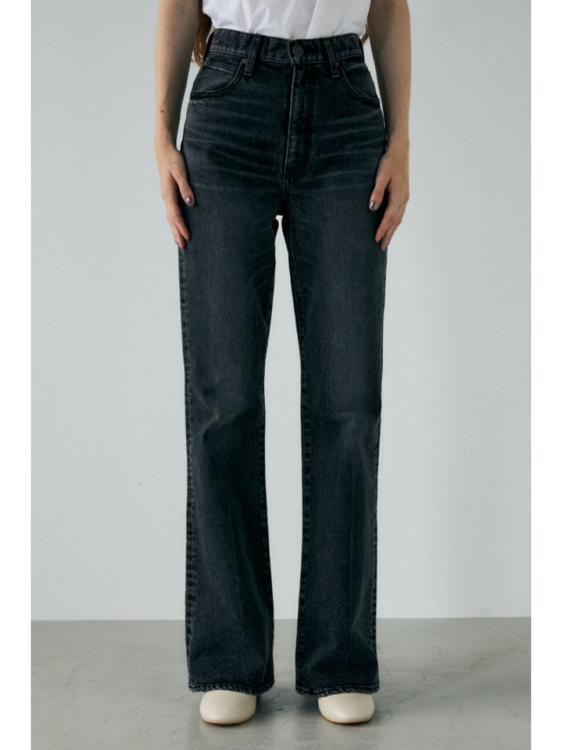 美品 BLACK BY MOUSSY PUNA long black denim BLACK BY MOUSSY ジーンズ デニム デニムパンツ PUNA one wash