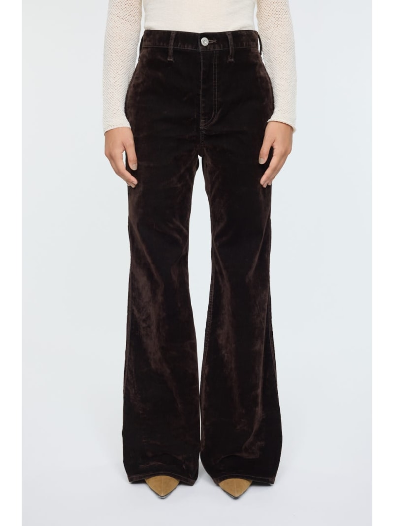 【SALE／50%OFF】VELVET LONG LEG フレア MOUSSY マウジー パンツ ジーンズ・デニムパンツ ブラック ネイビー ブラウン【RBA_E】【送料無料】[ Fashion]｜シェルターウェブストア 10,241円