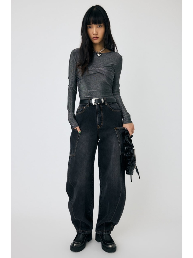 楽天市場】JAVA white denim BLACK BY MOUSSY ブラックバイ
