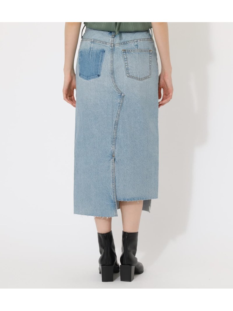 楽天市場 Sale 50 Off Remake Denim Midi Skirt Azul By Moussy アズールバイマウジー スカート デニムスカート Rba E Rakuten Fashion シェルターウェブストア