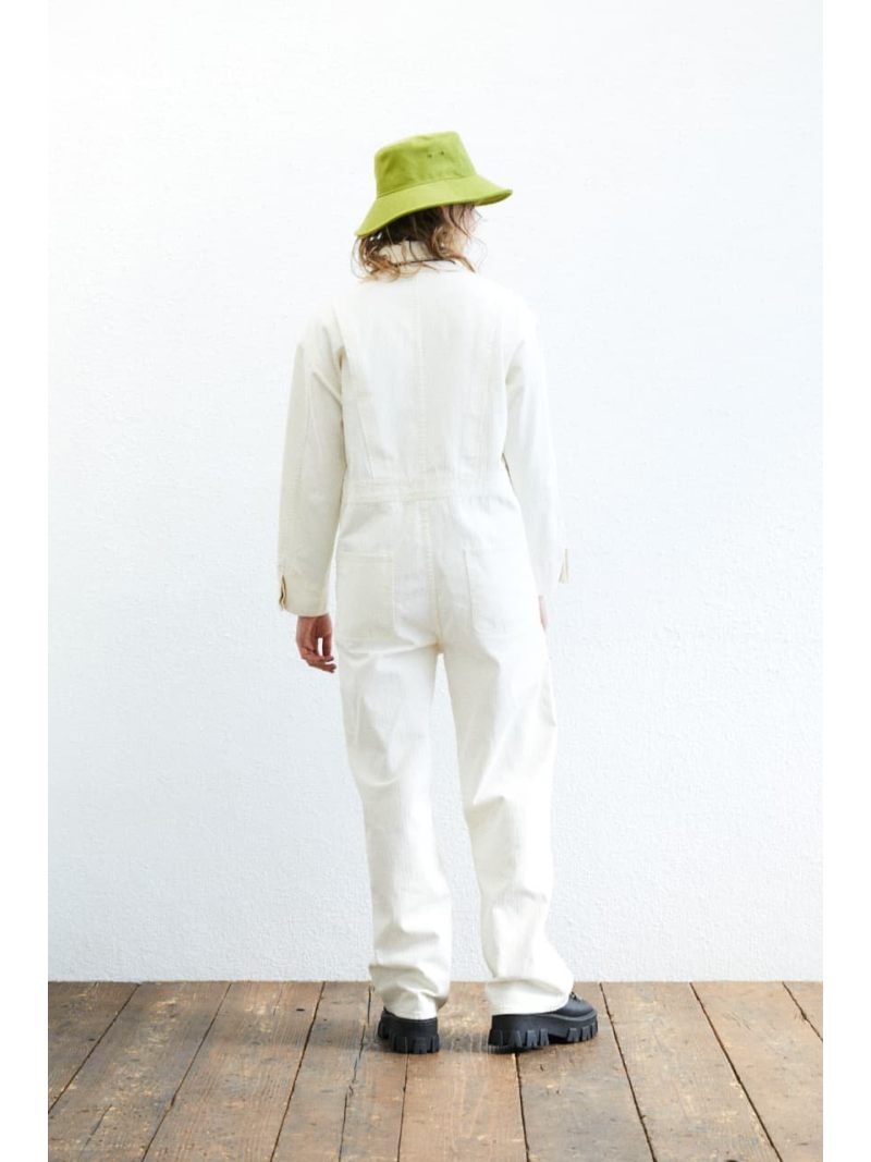 安い Work Detail ジャンプスーツ Moussy マウジー ワンピース オールインワン ホワイト ブラウン Rakuten Fashion シェルターウェブストア 最新情報 Elcielogirasoria Com