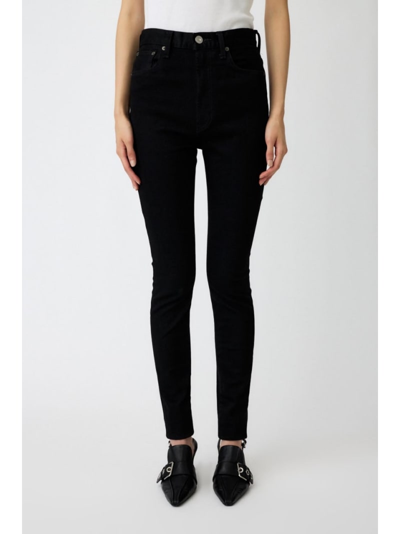 HW Rebirth BLACK SKINNY MOUSSY マウジー パンツ ジーンズ・デニムパンツ ブラック【送料無料】[ Fashion]