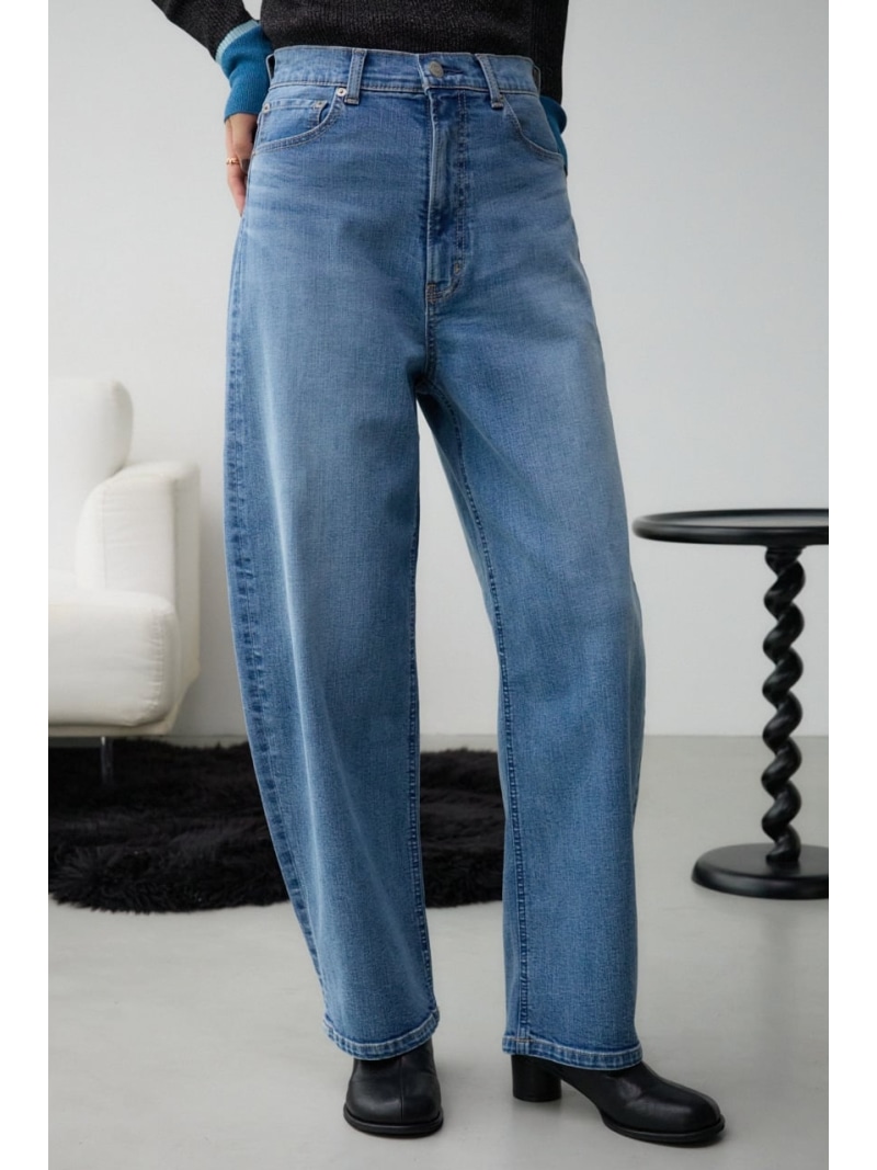 【美品】MOUSSY マウジー デニム ワイドパンツ ジーンズ　パンツ 楽天市場】AZUL DENIM/15TH ハイウエストワイドデニム / AZUL BY