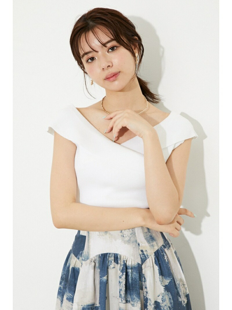 クロスnc Knit ニットその他 ニット Top リエンダ Rienda クロスnc Knit ニットその他 ニット Top リエンダ Rienda